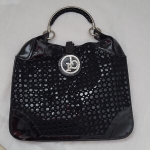 Chic Black Designer Tote Bag